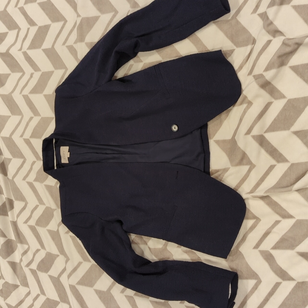Dark Navy Women's Loft Blazer size 8